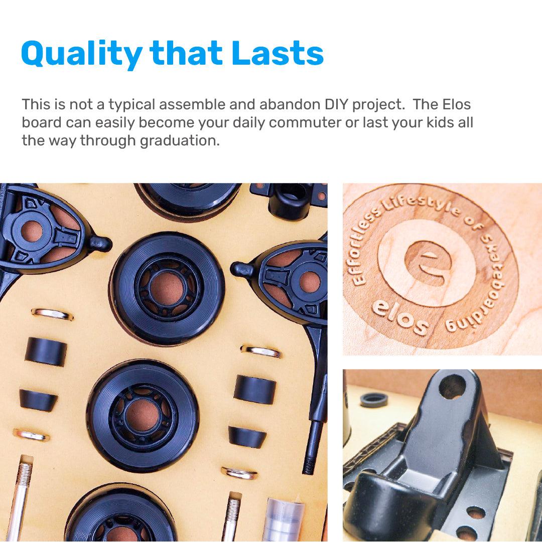 Elos DIY Kit Starter Model - Elos Blue Skateboards