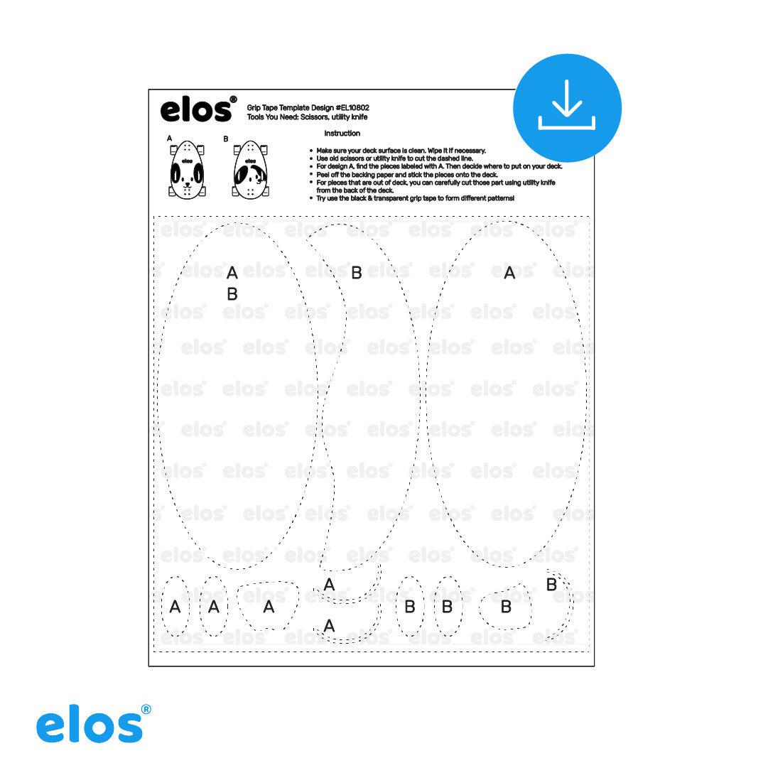Grip Tape Art Template Elos Skateboards
