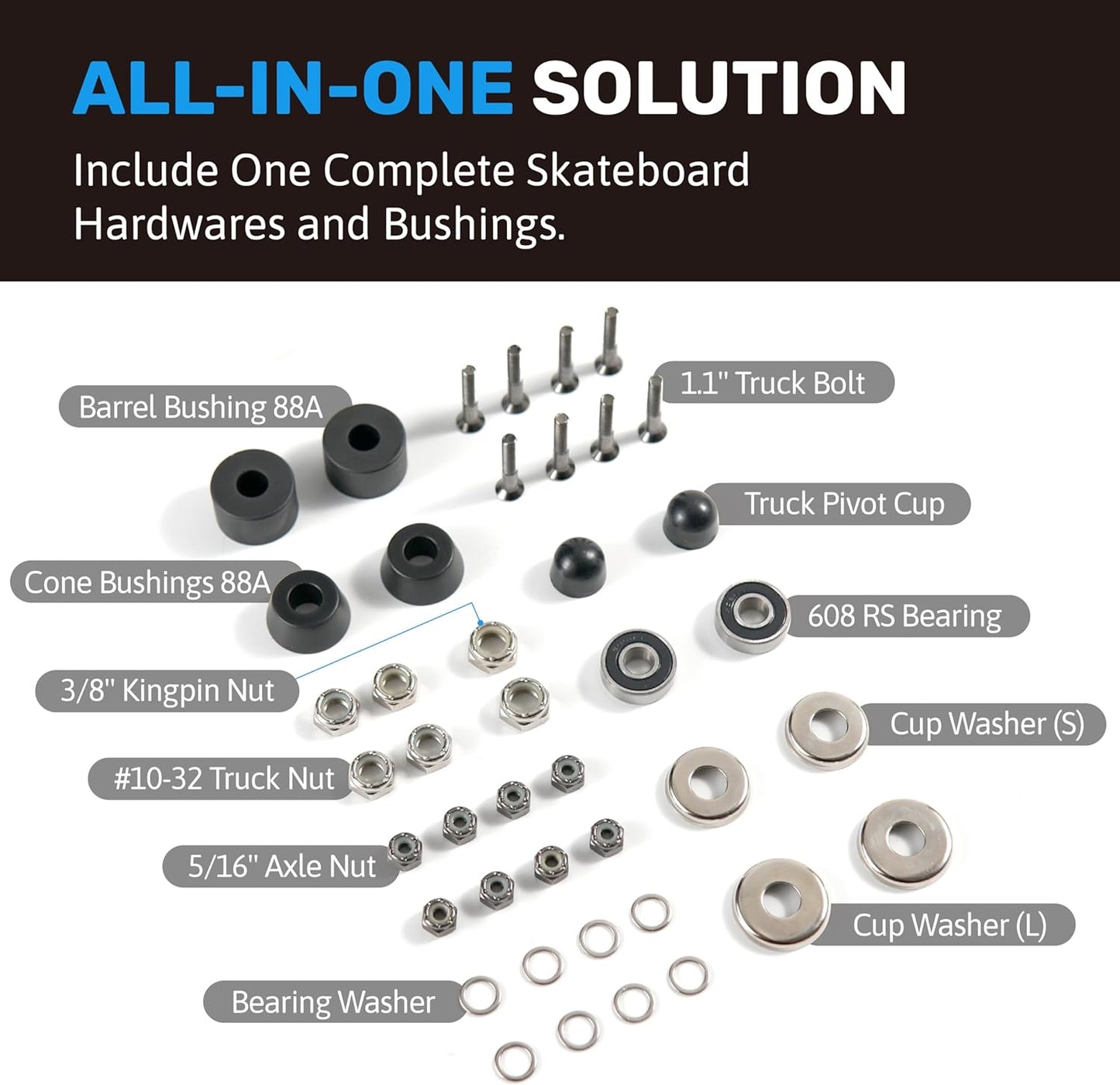 Elos Skateboard Hardware Kit