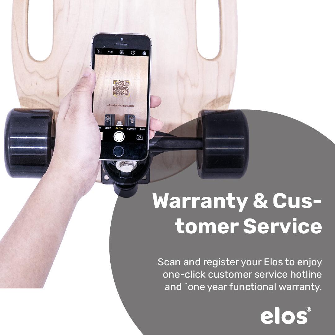Elos DIY Kit Flyer Model - Clear Maple Skateboards 
