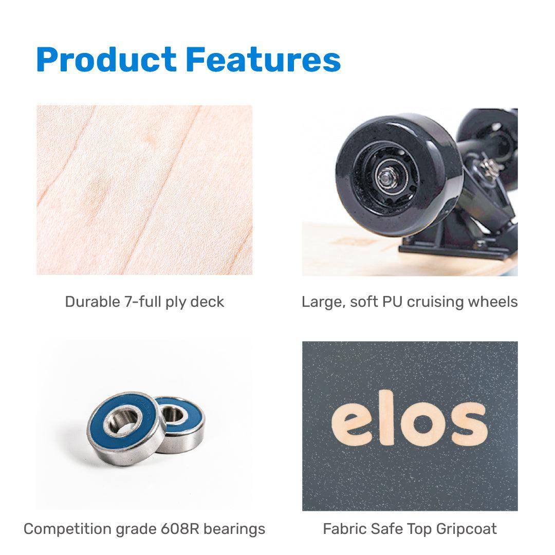 Elos DIY Kit Starter Model - Charcoal Black Skateboards 